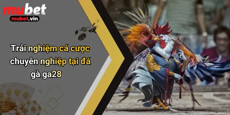 Trải nghiệm cá cược chuyên nghiệp tại đá gà ga28